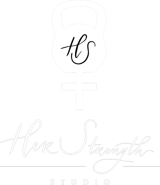 Her Strength Studio White Logo