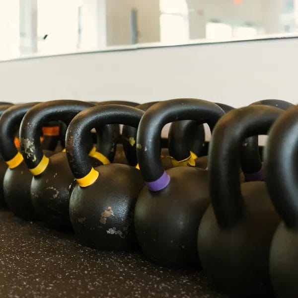 Kettlebells at Her Strength Studio