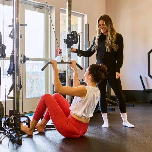 Women smiling at Her Strength Studio
